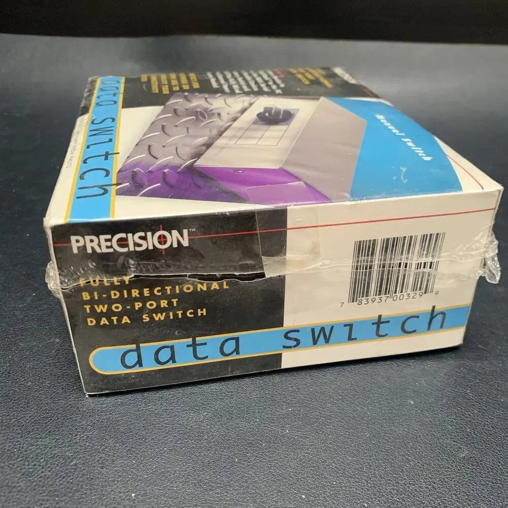 Precision Instruments Fully Bi-Directional Two Port Data Switch, Manual. Nos